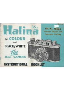Halina 35 X manual. Camera Instructions.